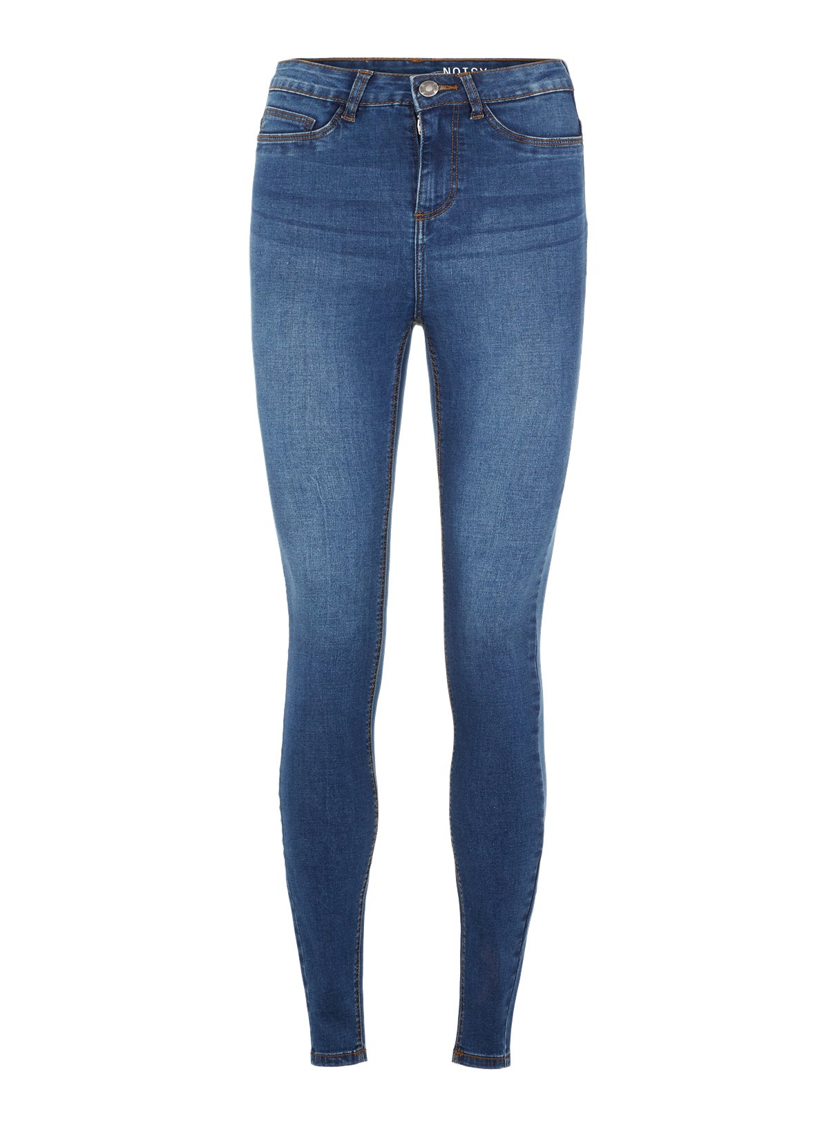 NOISY MAY High Waisted Skinny Jeans Blue 26S - Image 6 thumbnail